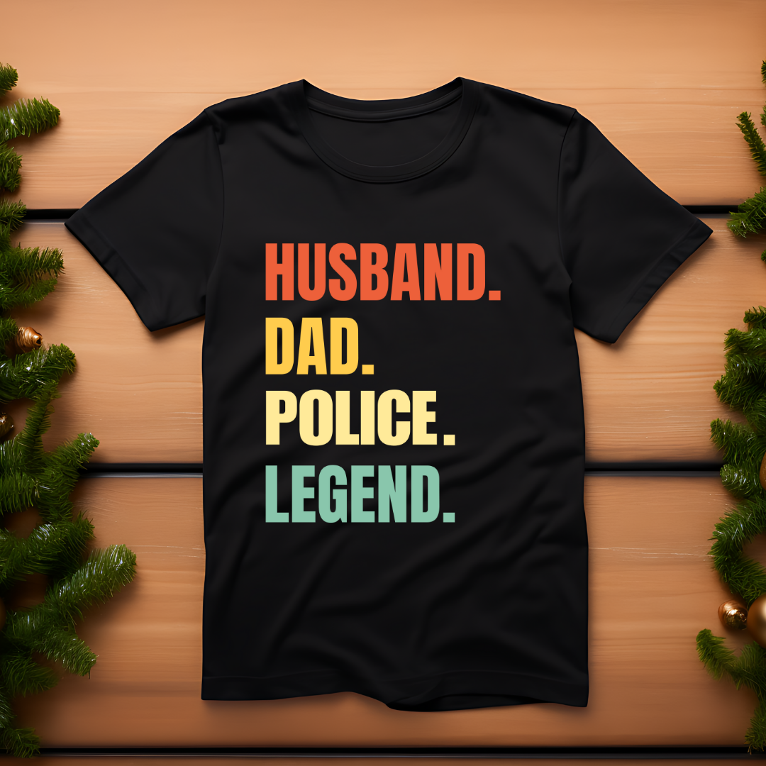 Hubby Dad Cop Legend