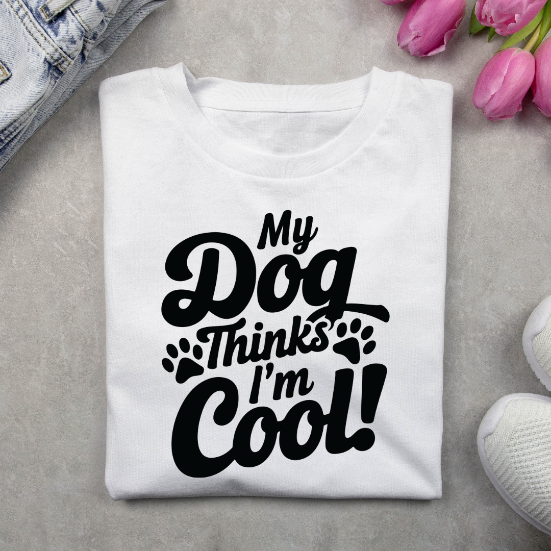 Dog thinks I am cool