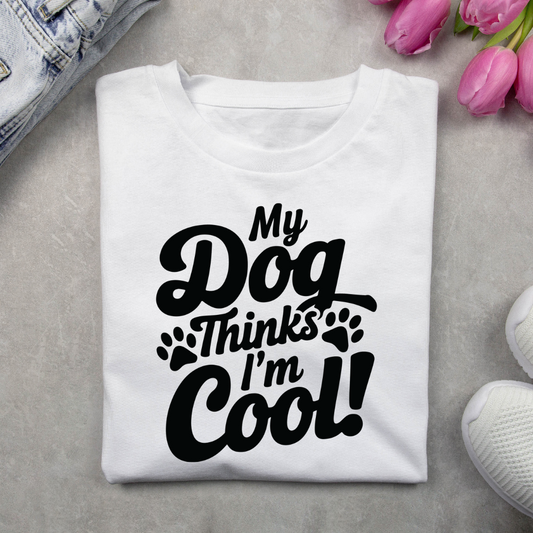 Dog thinks I am cool