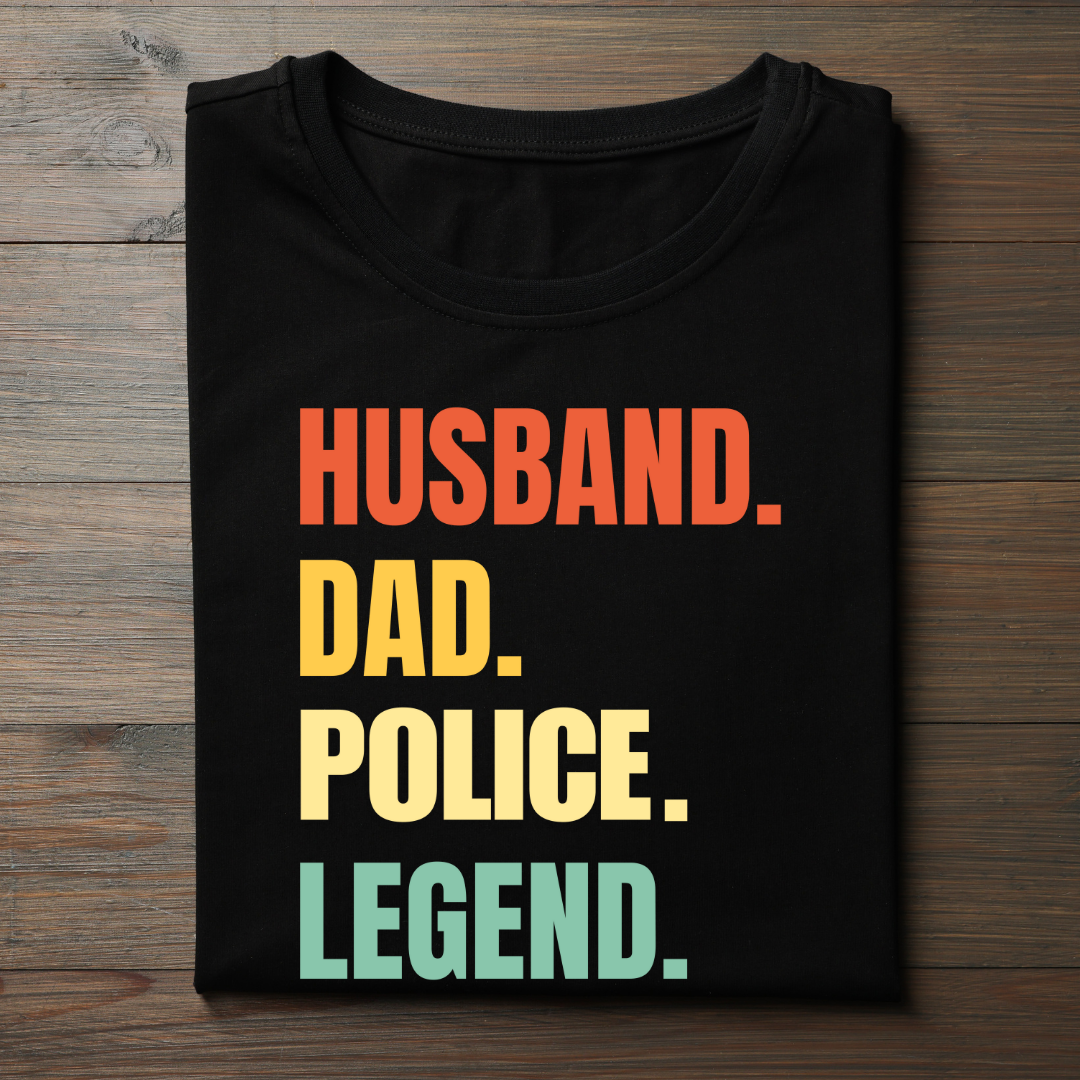 Hubby Dad Cop Legend